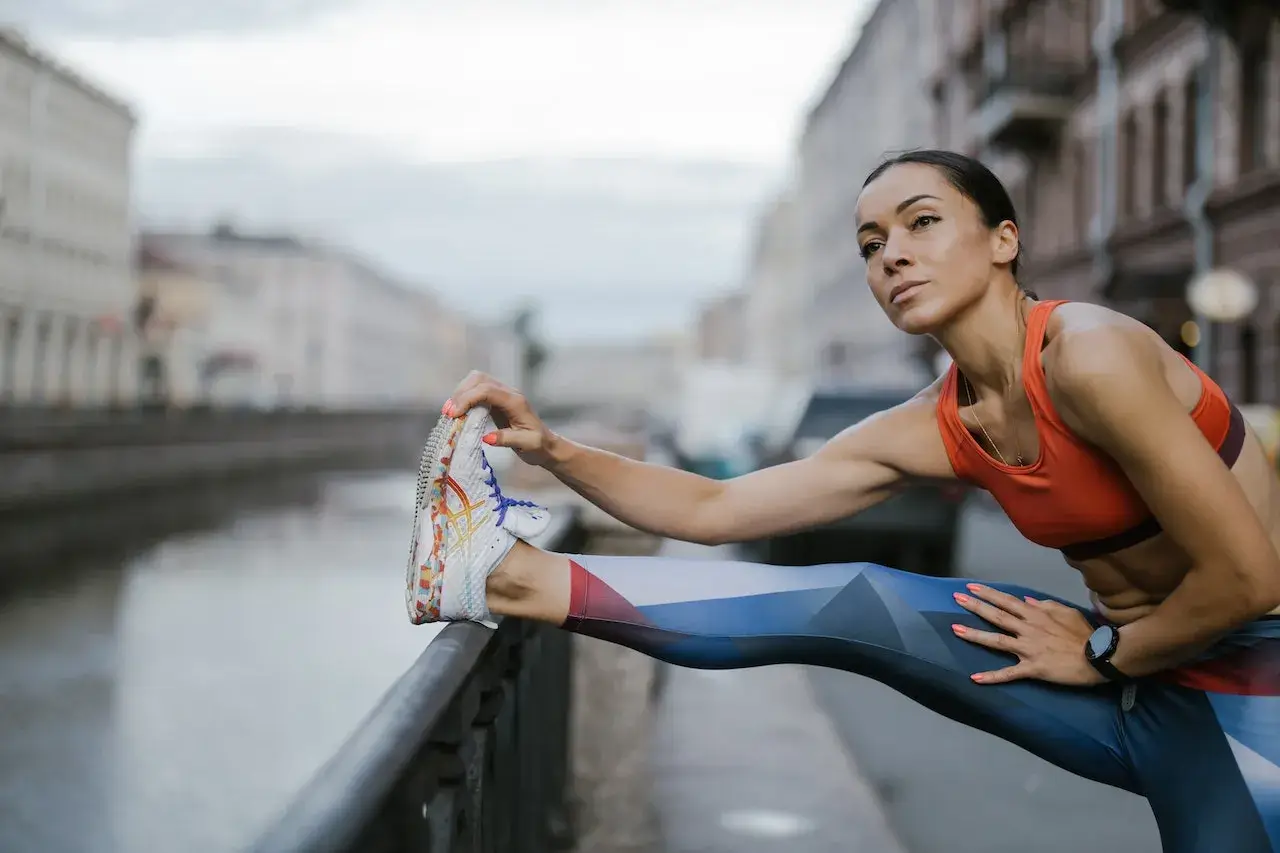 perform static stretches to improve flexibility and stamina