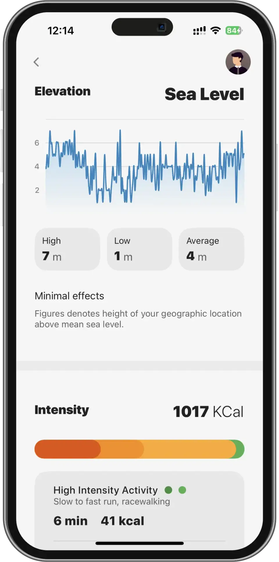 Analyze elevation data from your walks and runs in fitAnalytica