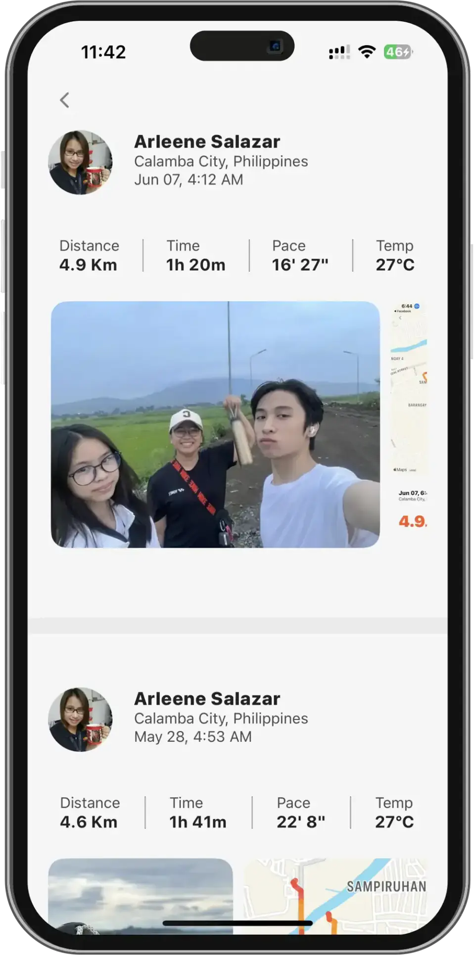 share your activity with the world with pictures
